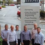 Geolyse’s Greg Cooper, Matthew Thorne and Martin Haege, and Premise’s Patrick Brady, Anton van Velden, and Colin Duff.