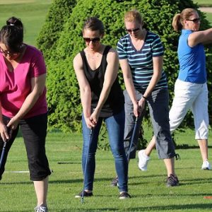 Golf course refresher for ladies who mean business