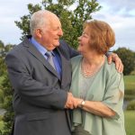 John McLaughlin, pictured here with his wife Jan at their 50th wedding anniversary celebraion in January 2016 a Macquarie Links.